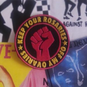 keep your rosaries parche bordado