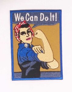 we can do it parche bordado