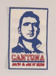 cantona parche bordado