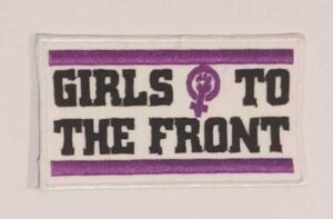 girls to the front parche bordado