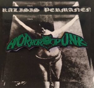 Horror punk parche bordado