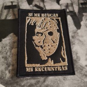 Si me buscas, me encuentras parche bordado