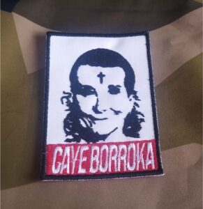 Caye borroka parche bordado