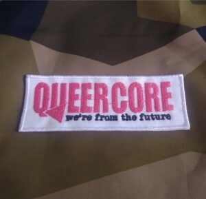 Queercore parche bordado
