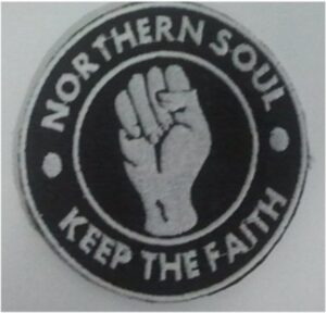 NORTHERN SOUL 3 parche bordado