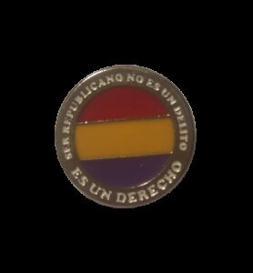 Ser republicano pin