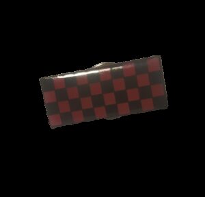 Rectángulo rojinegro pin