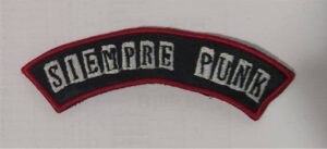 siempre punk parche bordado REBAJADO