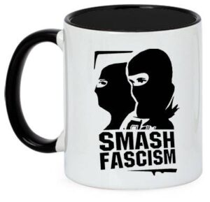 smash fascism taza