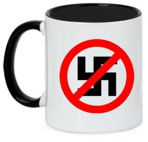 svastica tachada mod 181 taza
