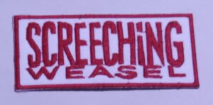 Screeching weasel parche bordado
