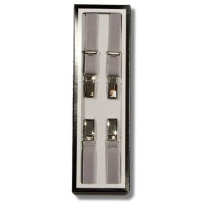 tirantes grises (1,5 pulgadas)