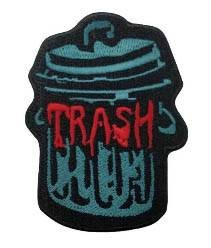 trash parche bordado