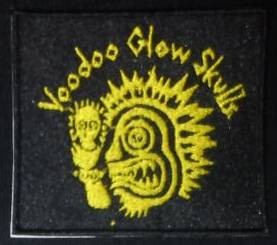 voodoo glow skulls parche bordado