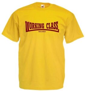 Working Class camiseta amarilla chico