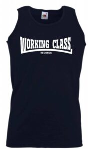Working Class camiseta azul marino blanco tirantes