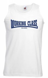 Working Class camiseta blanco azul tirantes