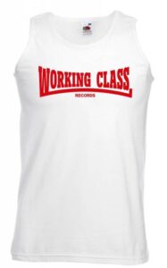 Working Class camiseta blanco rojo tirantes