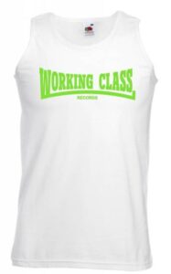 Working Class camiseta blanco verde tirantes