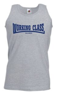 Working Class camiseta gris jaspeado azul tirantes