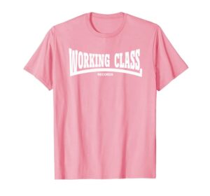 WORKING CLASS camiseta rosa claro