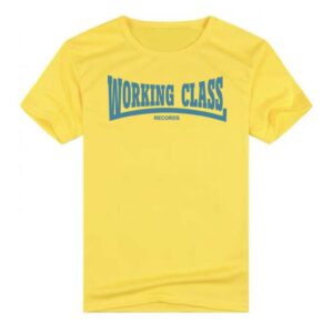 WORKING CLASS camiseta amarilla