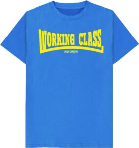 WORKING CLASS camiseta azul real