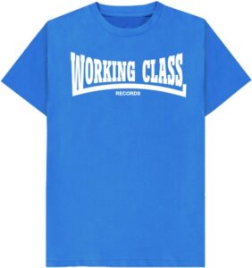 WORKING CLASS camiseta azul real
