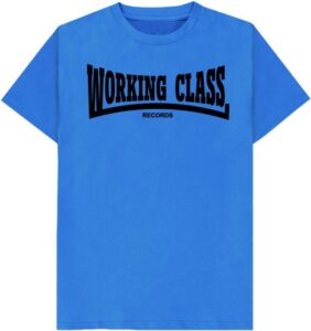 WORKING CLASS camiseta azul real