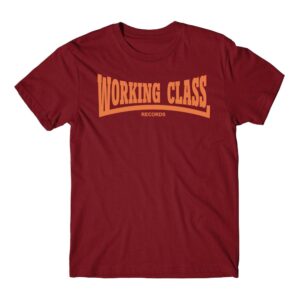 WORKING CLASS camiseta granate