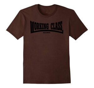 WORKING CLASS camiseta marrón