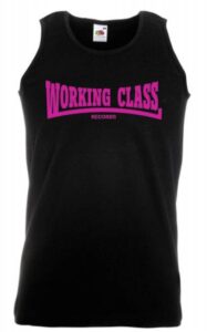 Working Class camiseta negra rosa tirantes