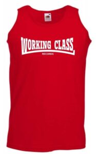 Working Class camiseta roja blanco tirantes