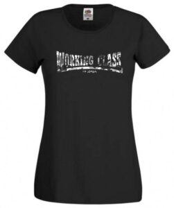 working class camuflaje urban camiseta chica negra