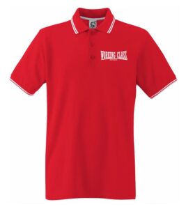 WORKING CLASS polo rojo rayas