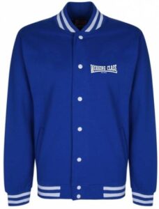 Working Class Records beisbolera azul real bordada