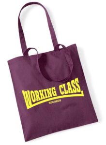 Working  Class Records bolso granate1
