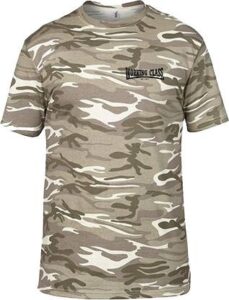 Working Class Records camiseta camuflaje urbano bordado negro