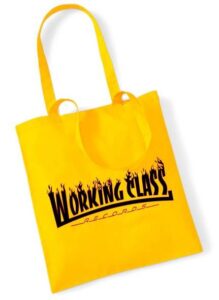 Working  Class Records llamas bolso amarilla 1