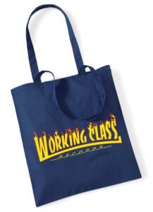Working  Class Records llamas bolso azul 1