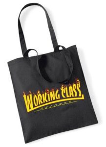Working  Class Records llamas bolso negra 1