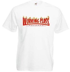 Working Class Records llamas camiseta blanca