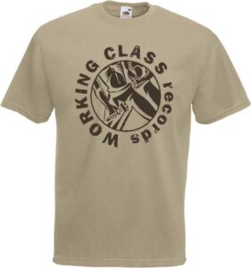 Working Class records logo camiseta avena