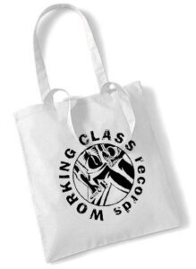 Working  Class Records redondo bolso blanco 1