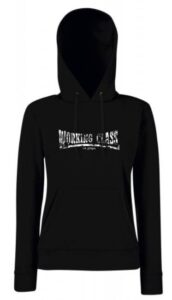 Working Class Records sudadera CHICA con capucha camuflaje urbano