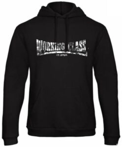 Working Class Records sudadera con capucha camuflaje urbano