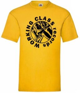 Working Class recors logo redondo amarillo negro