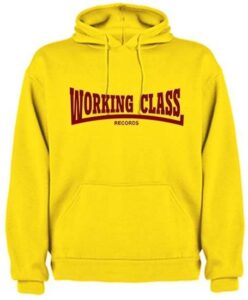 Working Class sudadera amarilla con capucha