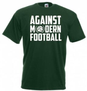 against modern football verde