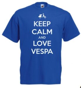 keep calm and love vespa